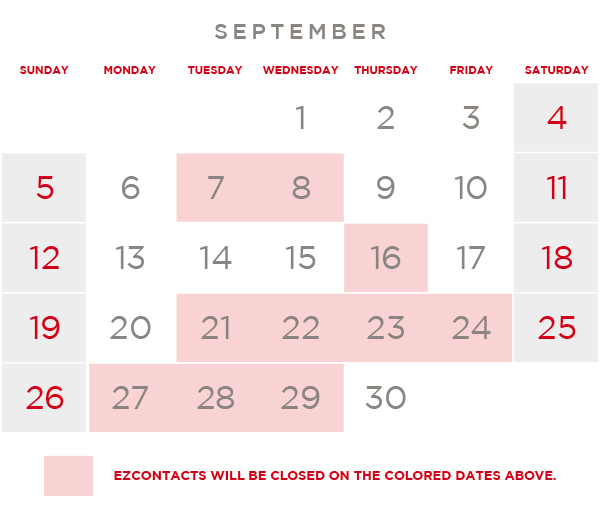 Holiday Calendar